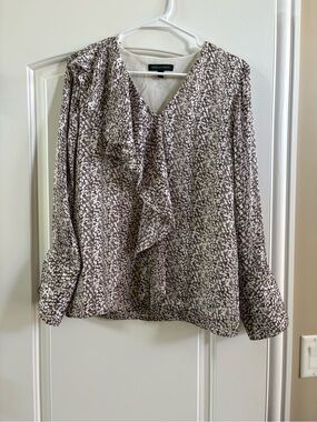 Banana Republic Ruffle Blouse